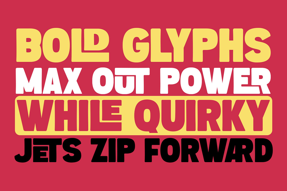 Thick Graile, a Symbol Font by Nathatype (Photo 2 of 11)