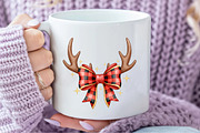 Christmas Coquette Bow PNG, an Illustration by Designworld (Thumbnail 5 of 5)