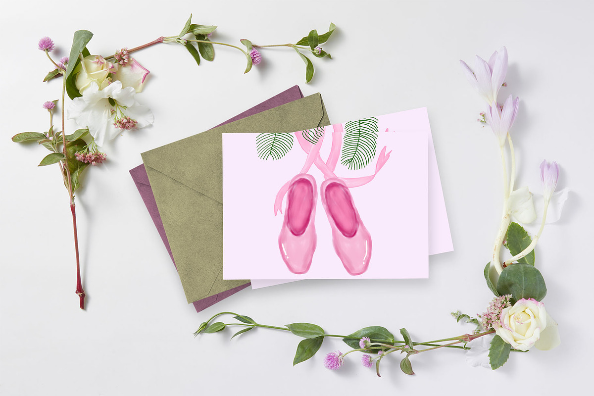 Painting Ballerina Shoes Bundle, a Background Graphic by bungamustia (Photo 12 of 13)
