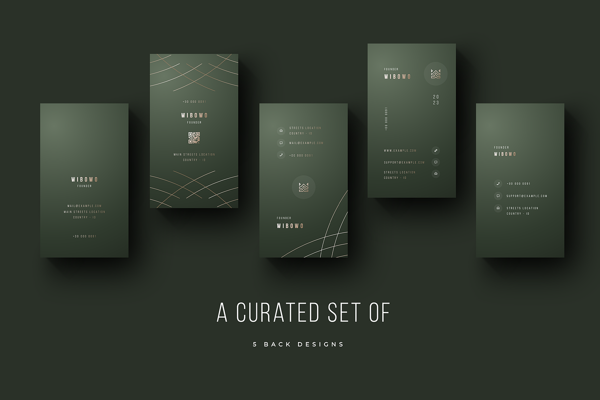 Garvade - Vertical Business Cards, a Business Card Template by Ctrl space studio (Photo 2 of 9)