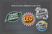 160 Zodiac Stickers, an Object Graphic by Jakayla Digital Co (Thumbnail 4 of 16)