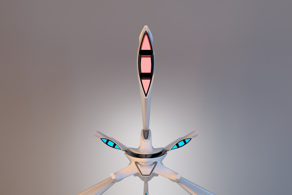 Concept of Spaceship Crow, a Cars & Vehicle 3D Model by 3D Models by Obshansky (Photo 8 of 15)