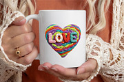 Faux Yarn Valentine Heart Png Love, an Illustration by designcity5 (Thumbnail 3 of 8)