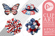 Patriotic Patchwork Sublimation, a Seasonal Illustration by Artnoy (Thumbnail 14 of 18)