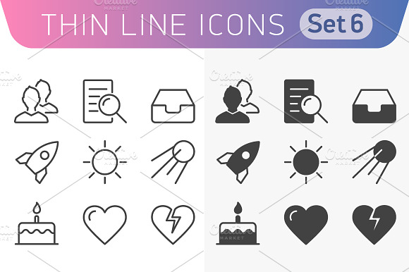 Trendy Line Icons For Web And Mobile
