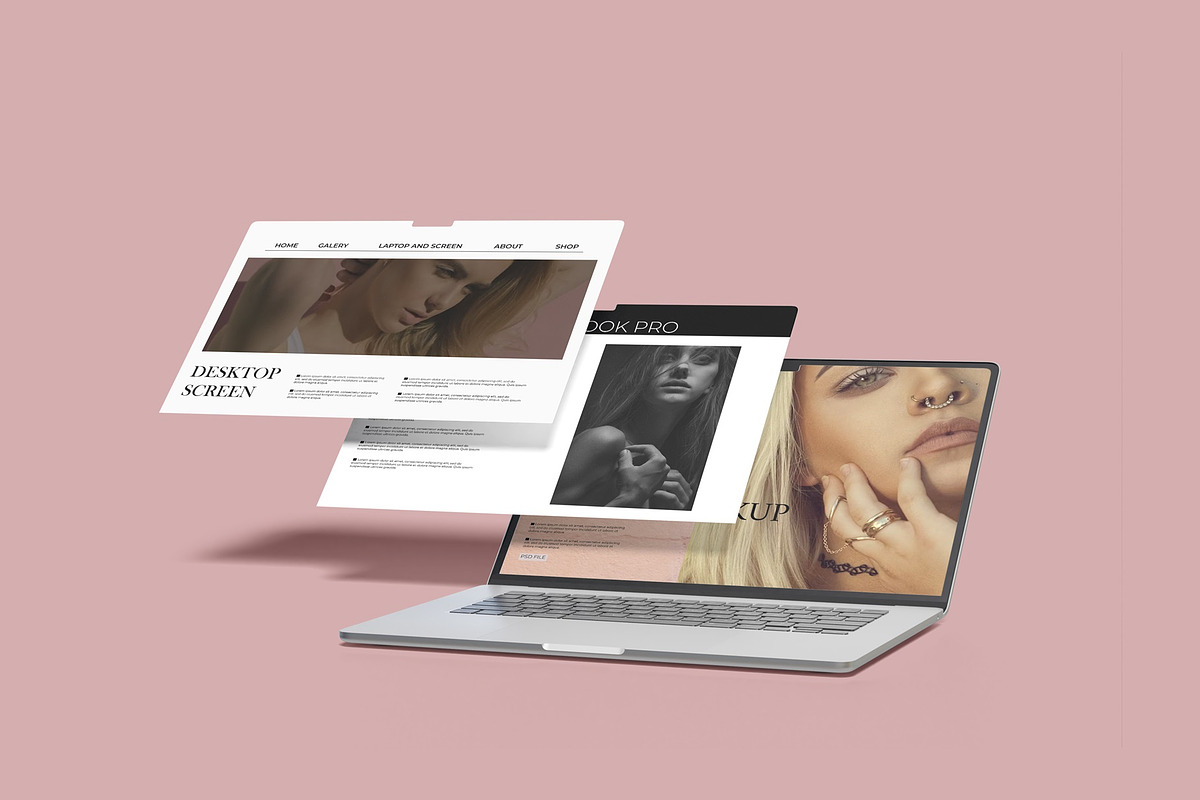 Multi Device Mockup, a Mac Mockup by Lxadesign (Photo 11 of 14)