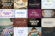 Cottagecore Font Bundle - 90 Fonts!, a Serif Font by HipFonts (Thumbnail 2 of 20)