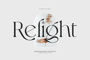 Relight - Modren Serif, a Serif Font by dealitastudio (Thumbnail 1 of 11)