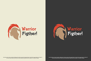 Gladiator Warrior Logo Design Icon, a Branding & Logo Template by Morvana Crew