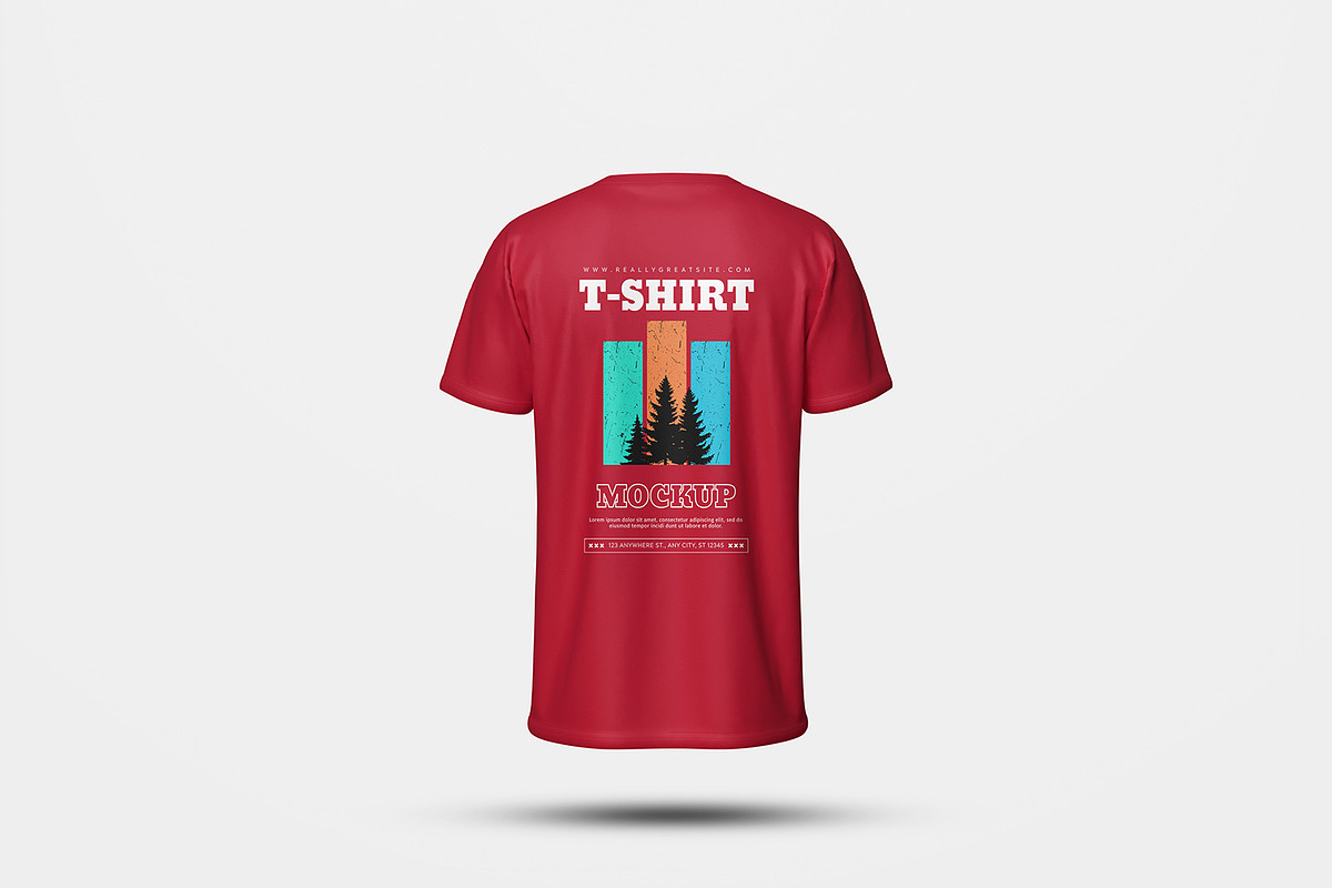 T-Shirt Mockup, a Shirt Mockup by mahremdesign (Photo 3 of 5)