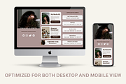 Social Media Link In Bio Page Canva, a Landing Page Template by The Chaos Project (Thumbnail 5 of 7)