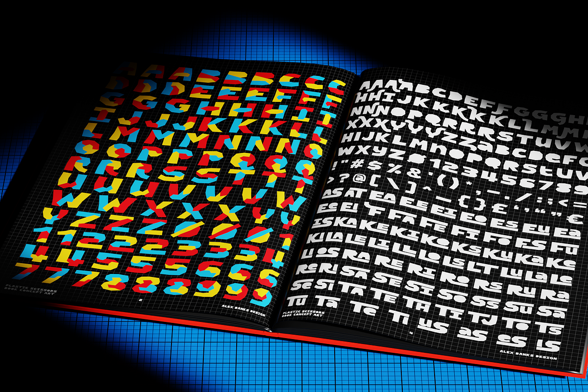 PLASTIC SCISSORS Playful Display, a Sans Serif Font by Alex-Banks Type (Photo 11 of 13)