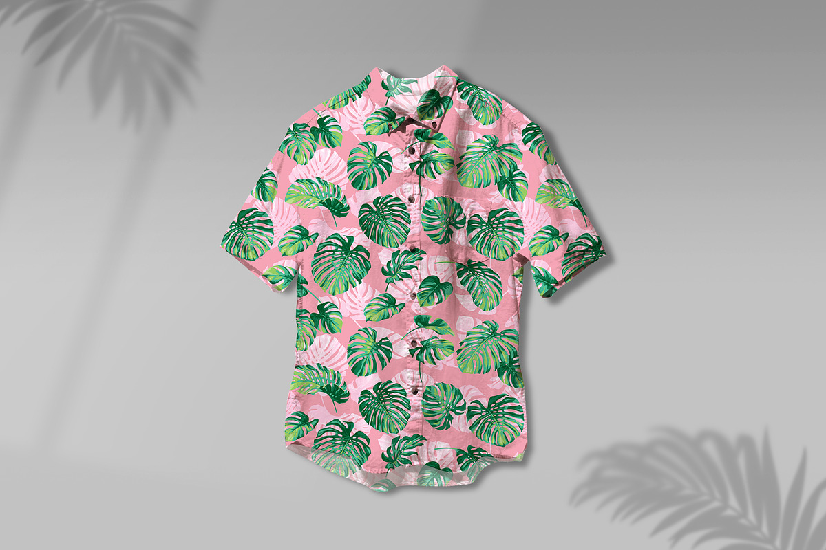 Monstera plant pattern., a Pattern Graphic by Anna Smirnova (Photo 3 of 6)