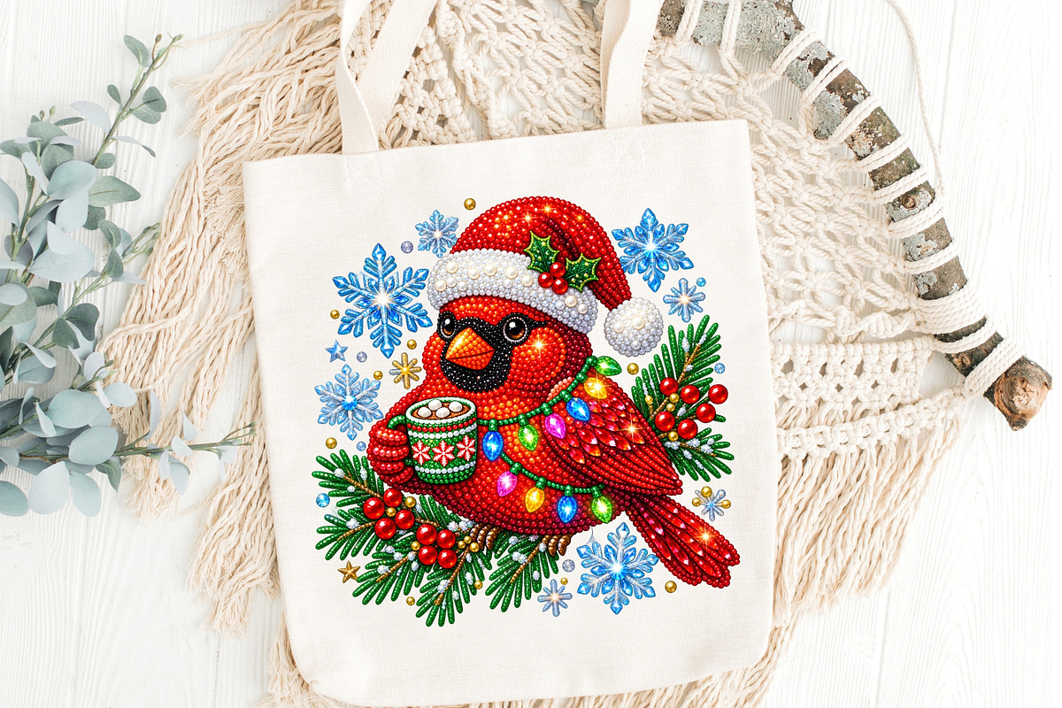 Red Bird Christmas Cardinal PNG, an Object Graphic by Zahyl Studio (Photo 5 of 7)