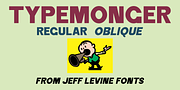 Typemonger JNL, a Sans Serif Font by Jeff Levine Fonts (Thumbnail 1 of 5)