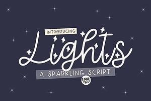 LIGHTS A Sparkling Script