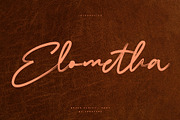 Elometha Font | Brush Script, a Script Font by Jadatype.id (Thumbnail 1 of 6)
