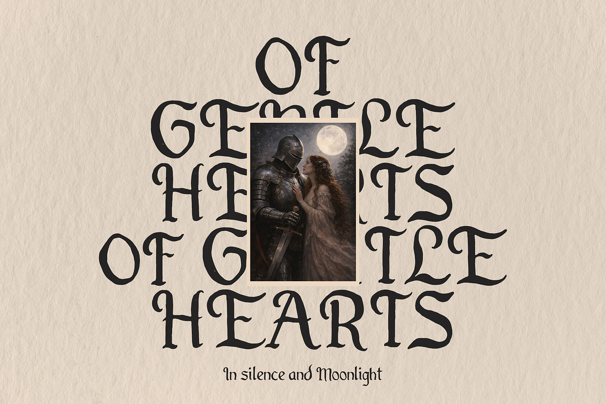 The Lover’s Hand - Medieval font, a Handwritten Font by BilberryCreates (Photo 7 of 12)