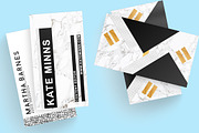 Modern Business Card + 8 Icons, a Business Card Template by cadinera (Thumbnail 4 of 6)