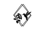 Hummingbird Flower Design Bundle, an Illustration by Designs_River (Thumbnail 6 of 31)
