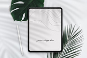 Monstera Palm Leaf - iPad Pro Mockup, a Books & Magazine Mockup by 89 Golden Blvd (Thumbnail 4 of 4)