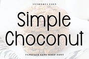 Simple Choconut, a Serif Font by FreshTypeINK (Thumbnail 1 of 7)