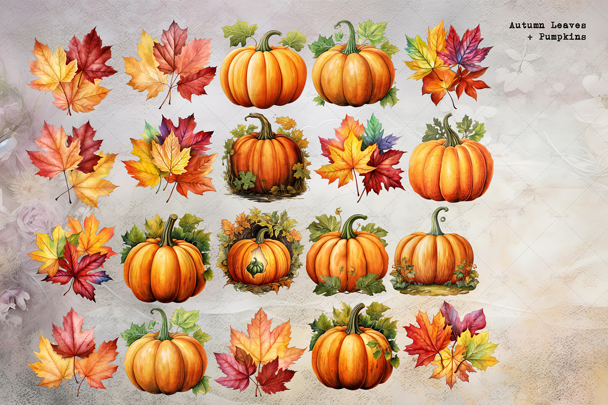 Watercolor Autumn | Fall Animals, a Seasonal Illustration by Dazzling Art Boutique (Photo 7 of 11)