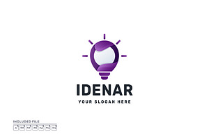 Light Bulb Gradient Vector Logo, a Branding & Logo Template by yuanesei