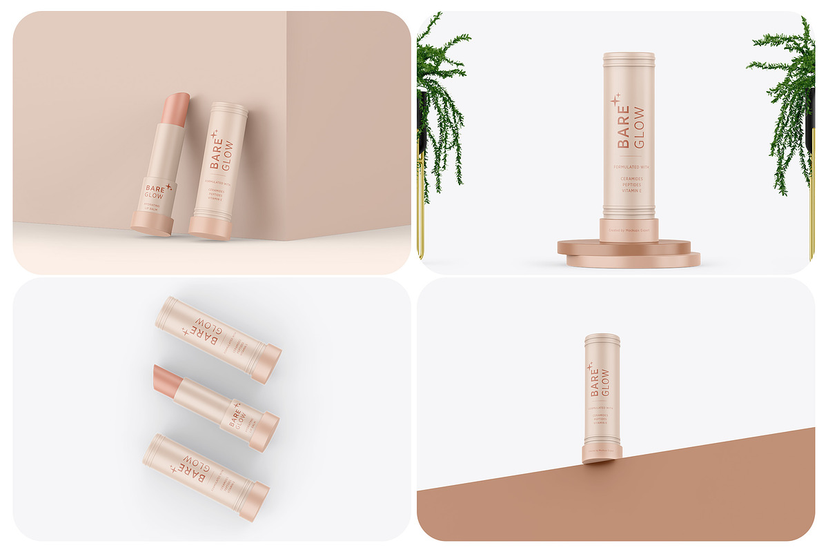 Lip Balm Mockup Set, a Packaging Mockup by Mockups Expert (Photo 1 of 5)