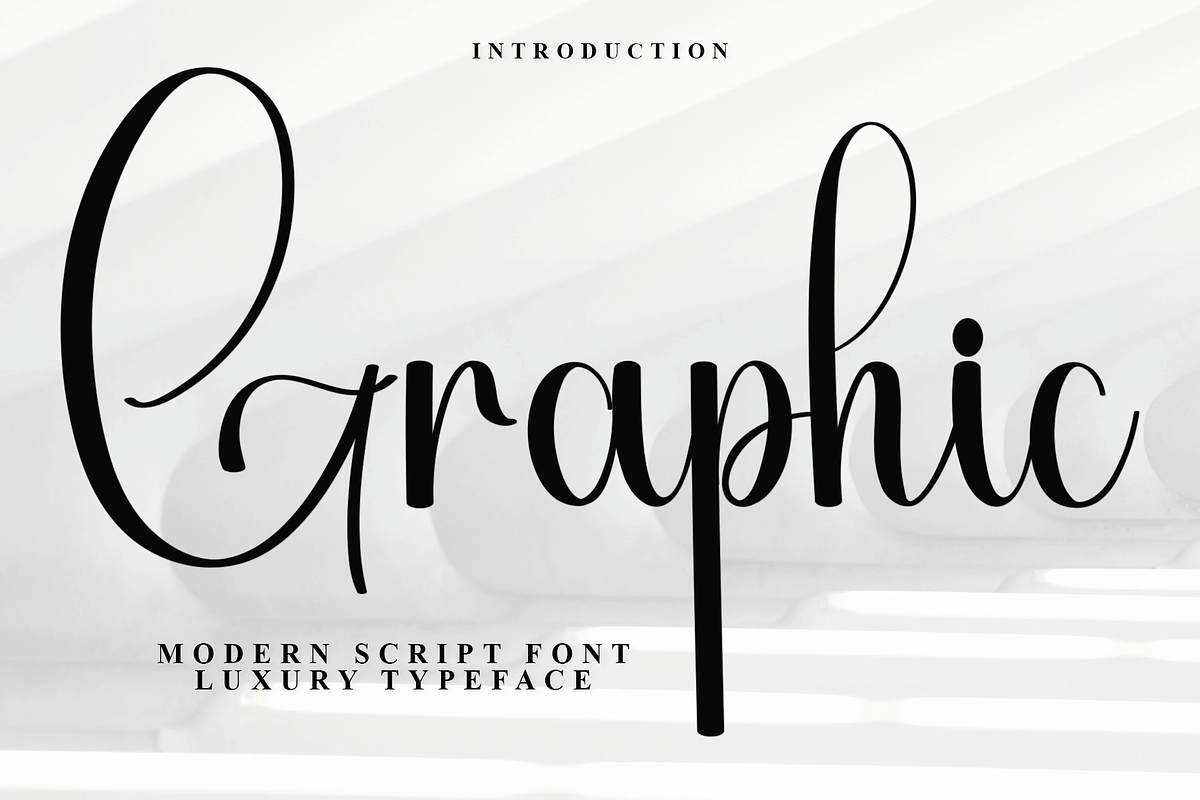 Graphic, a Handwritten Font by InermediaSTUDIO (Photo 1 of 8)