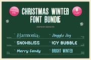 Christmas Winter Font Bundle, a Sans Serif Font by Vadovastd (Thumbnail 2 of 9)