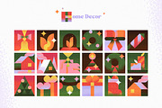 Squarry Christmas. Pattern Builder., a Pattern Graphic by Red Monkey (Thumbnail 5 of 15)