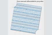 Seamless Fair Isle Nordic Papers, a Pattern Graphic by ThingsbyLary (Thumbnail 7 of 10)