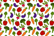Vector vegetables and patterns, a Background Graphic by Alenarozova (Thumbnail 3 of 3)