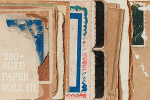 200+ Aged Paper Voll III, a Background Graphic by Digital Museum