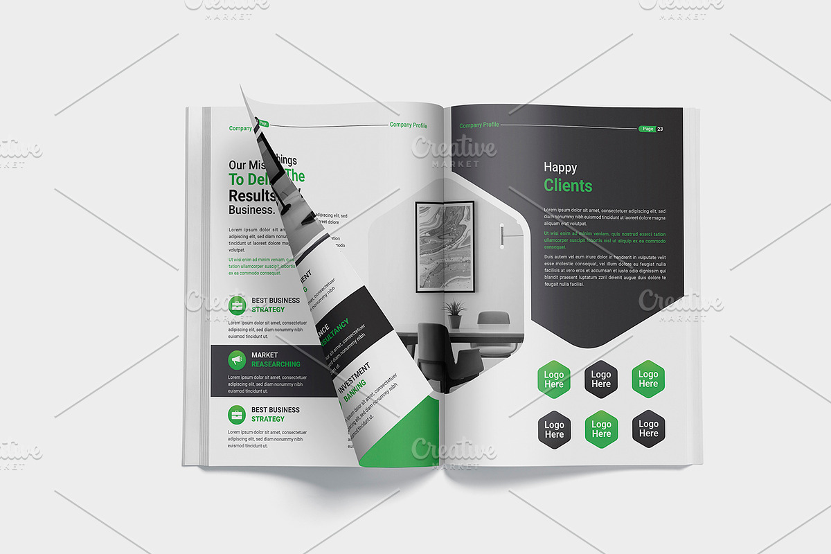 multipurpose business brochure, a Brochure Template by gstudiovect21 (Photo 5 of 12)