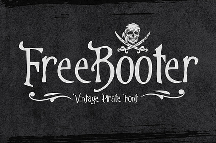 Freebooter - Pirate Display, a Serif Font by HipFonts