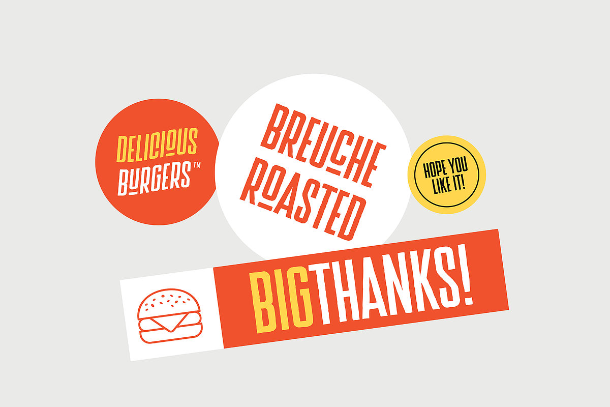 Breuche Roasted, a Font by A.Budianto (Photo 5 of 5)