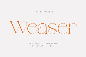 Weaser Modern Serif