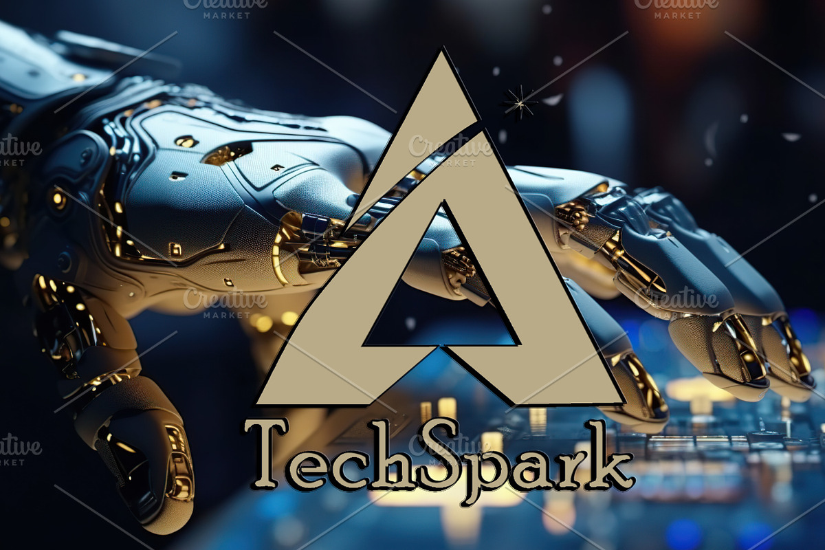 Tech Spark Logo Template Design, a Branding & Logo Template by FusionadCreates (Photo 1 of 6)