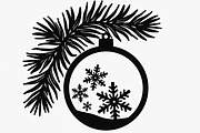 Christmas Ornament Laser Cut Design, a Graphic by musafir_fashion (Thumbnail 6 of 16)