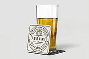 Beer Coaster Mock-up, an Advertising Mockup by zippypixelstudio (Thumbnail 7 of 15)