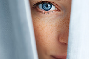 Close up portrait of a young woman, a Person Photo by MistyDay