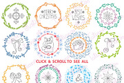 Holiday,Christmas Garland brushes, a Brush Add-On by Tatianakost49 (Thumbnail 4 of 7)