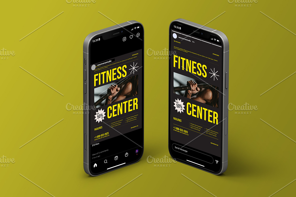 Fitness Center Flyer Template preview 4