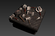 Simple Maces, a 3D by FasterBoom (Thumbnail 1 of 2)