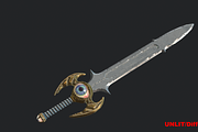 5 Fantasy Stylish Sword -PBR-, an Object 3D Model by TFE Game Art (Thumbnail 8 of 15)