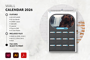 2026 Printable Wall Calendar, a Stationery Template by MstArtwork (Thumbnail 2 of 5)