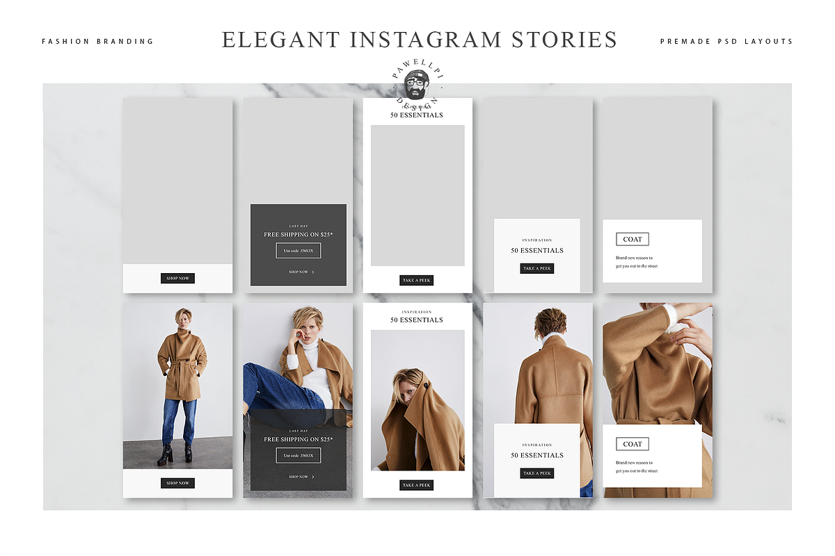 ELEGANT INSTAGRAM STORIES, a Social Media Template by pawellpi (Photo 23 of 26)