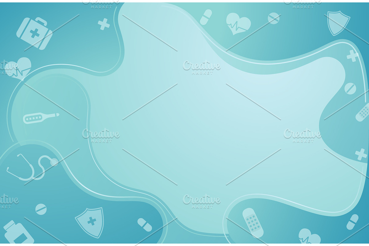 Liquid shape healthcare background, a Healthcare Illustration by Yayasya